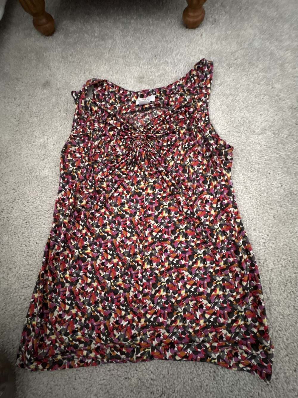 Oh Baby by Motherhood Maternity Sleeveless Ruched Tank Top Size L